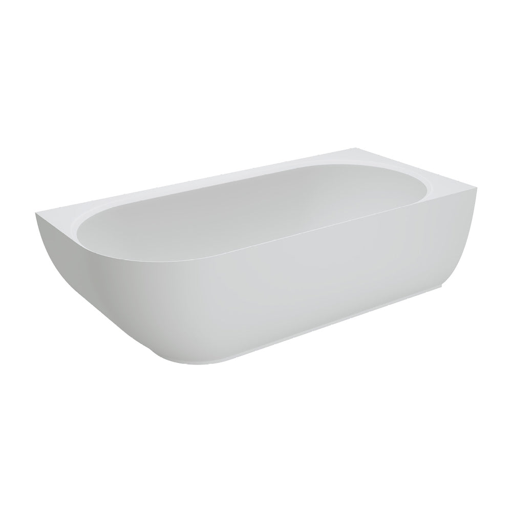 Matta Solid Surface Corner Bath, 1700mm