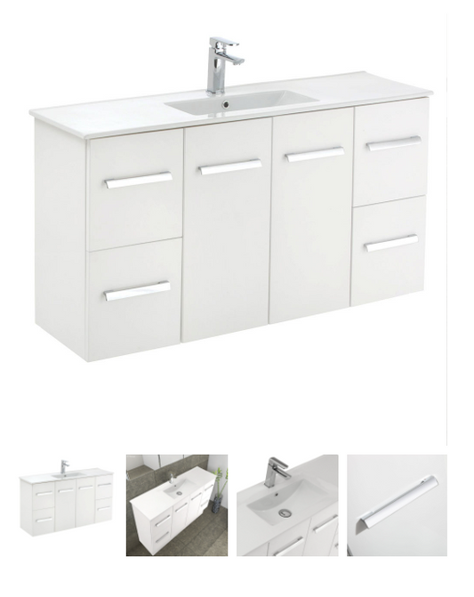 Delgado Slim 1200 Wall-Hung Vanity
