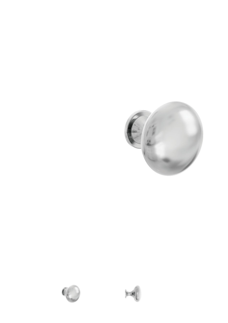 Mila Shaker Knob, Chrome