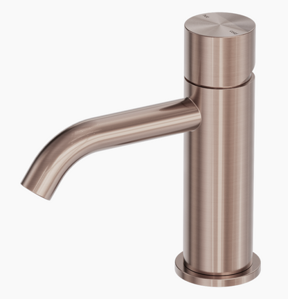 ZEN SS316L BASIN MIXER HANDLESS BRUSHED BRONZE (NR162201BBZ)