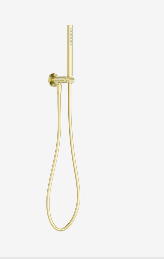 Zen SS316L Shower On Bracket Brushed Gold