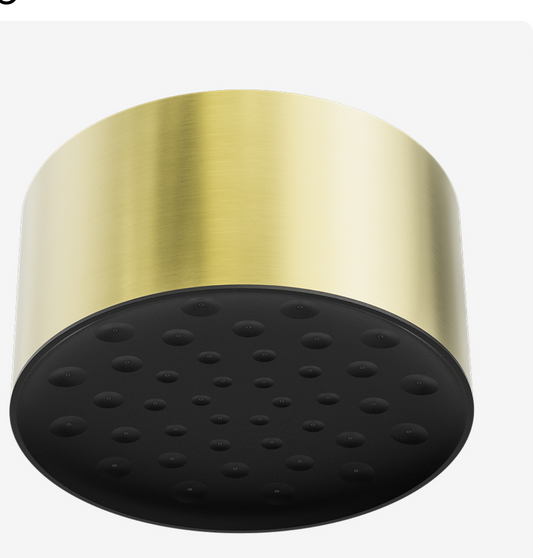 Serenity Ceiling Shower Head Brushed Gold
