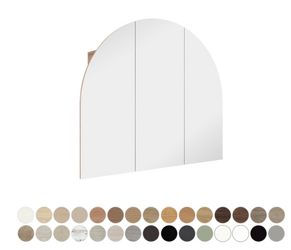 Marlowe Arch Mirror Cabinet, 900 x 800mm