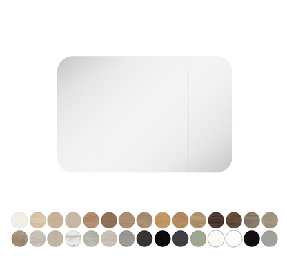 Marlowe Soft Square Mirror Cabinet, 1200 x 800mm