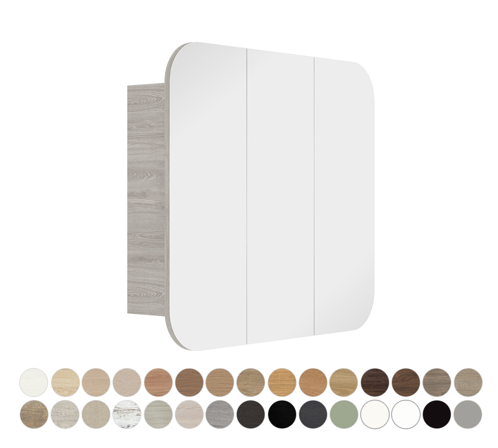 Marlowe Soft Square Mirror Cabinet, 900 x 800mm