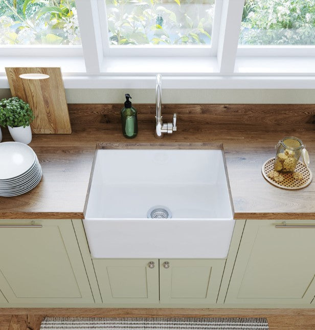 Olivia Single Butler Sink, Small