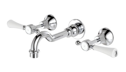 Lillian Lever Basin/Bath Wall Set