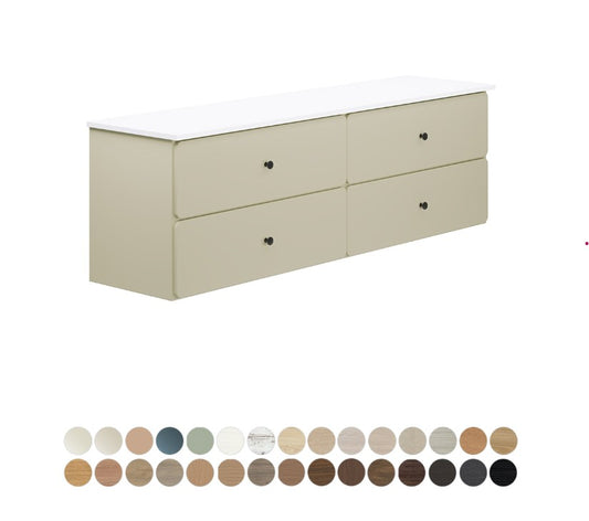 Tansy 1800 Single Bowl Wall Hung Cabinet