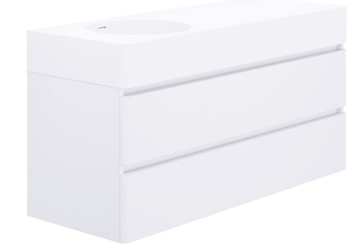 Encanto 1200 Left Bowl Wall Hung Vanity