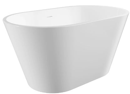 Austin Freestanding Acrylic Bath with Overflow, 1200mm