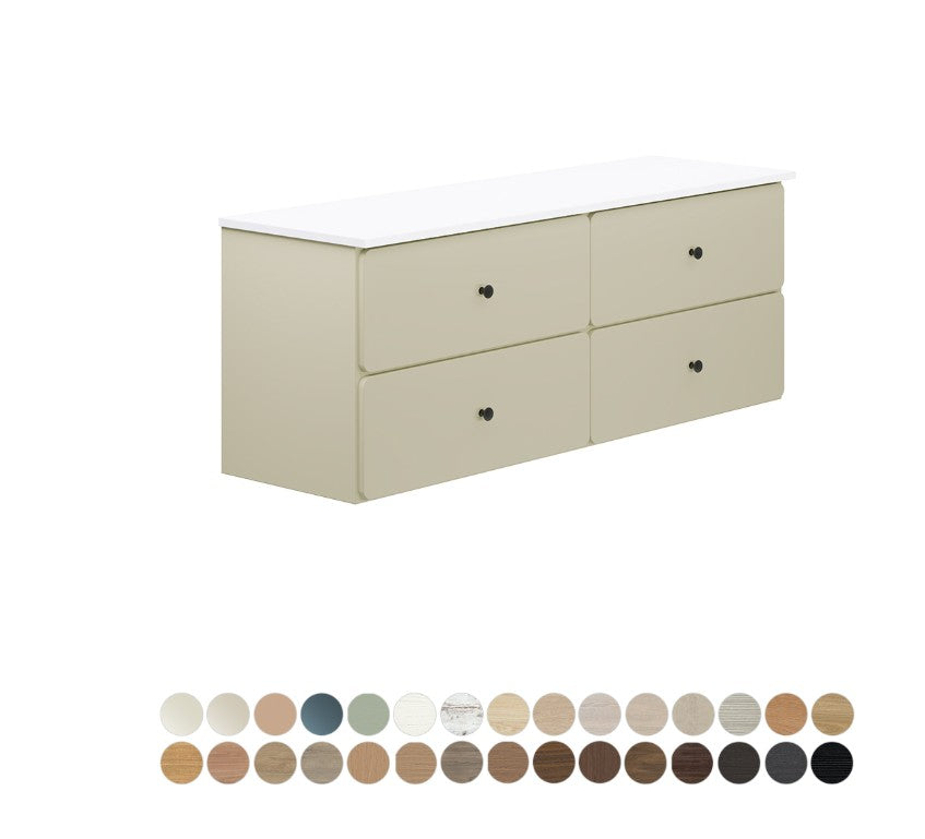 Tansy 1500 Single Bowl Wall Hung Cabinet