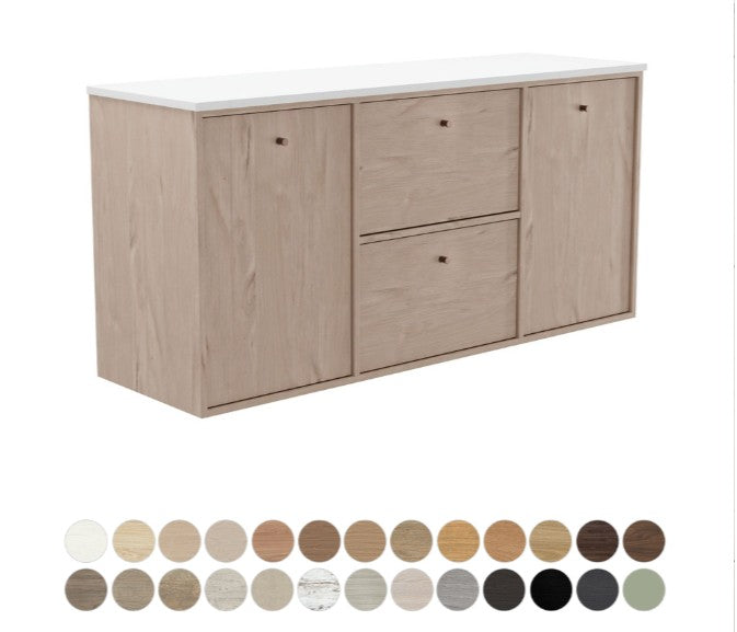 Cierra 1500 Single Bowl Wall Hung Vanity
