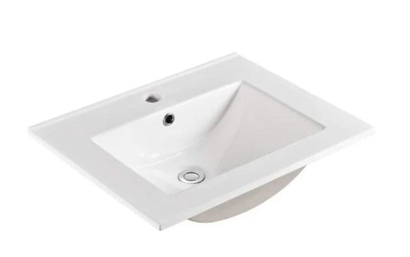 60cm Ceramic Vanity Top 1 Taphole