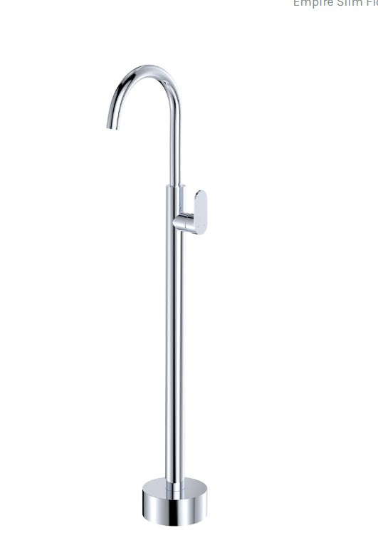 Empire Slim Floor Mounted Basin/Bath Mixer