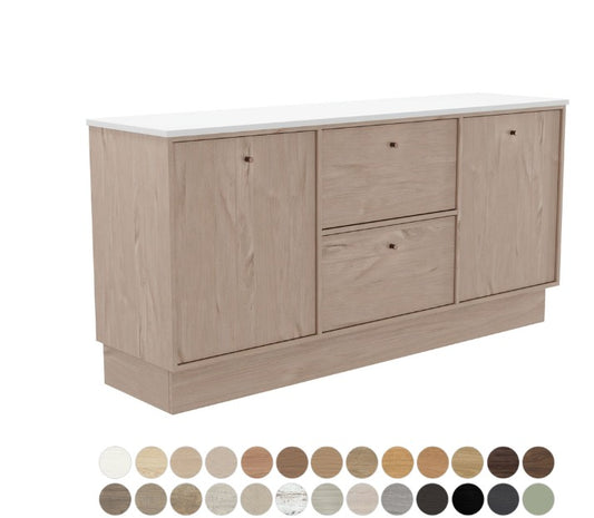 Cierra 1800 Double Bowl Floor Standing Vanity