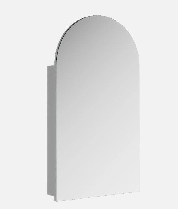 Natasha Arched PVC Mirror Cabinet 50cm