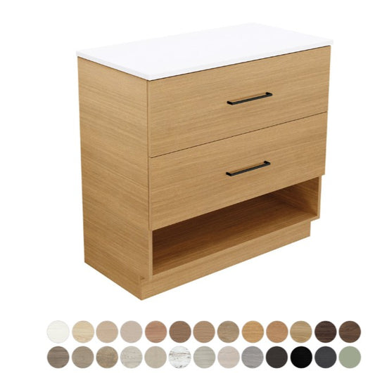 Kassi All Drawer 900 Floor Standing Vanity