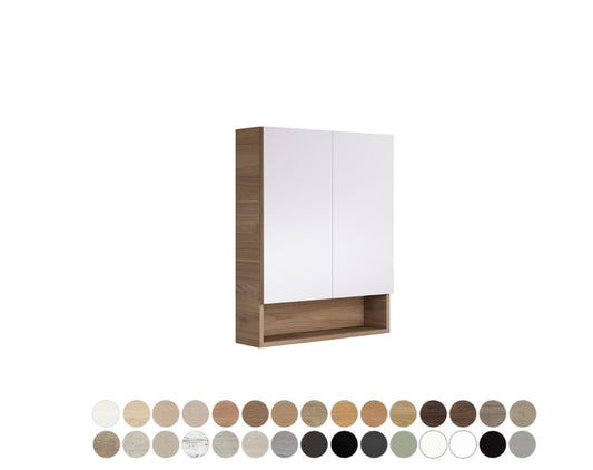 Aluca 900 Display Shelf Mirror Cabinet