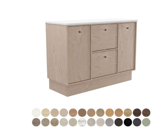 Cierra 1200 Single Bowl Floor Standing Vanity