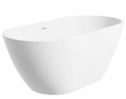 Koko Freestanding Acrylic Bath with Overflow, 1500mm