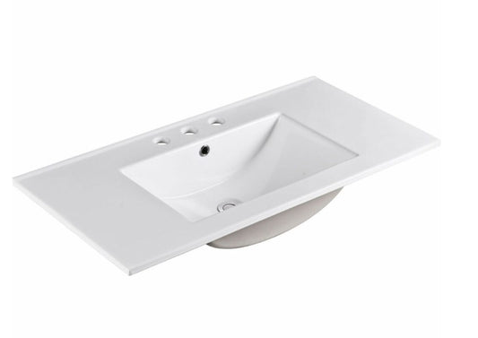 90cm Ceramic Vanity Top 3 Taphole