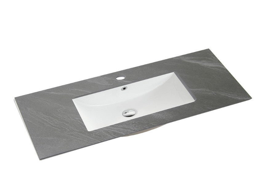 120cm Sintered Stone Vanity Top Shadow Grey
