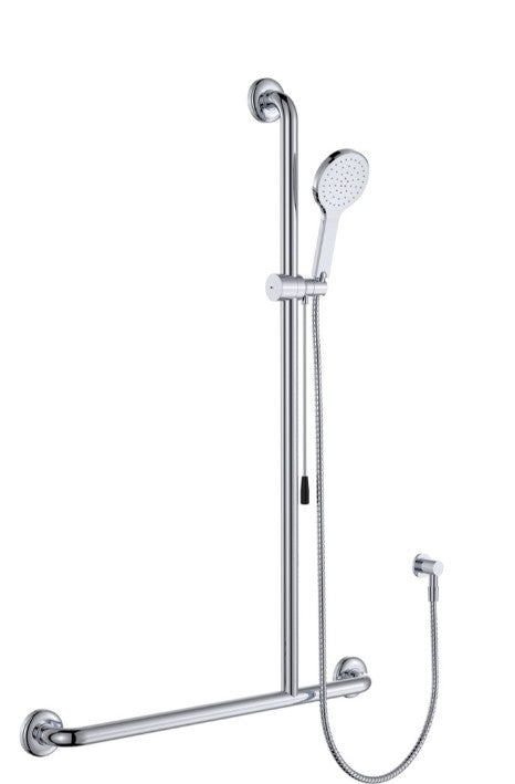 Luciana Care Inverted T Rail Showerwith Push/Pull Slider