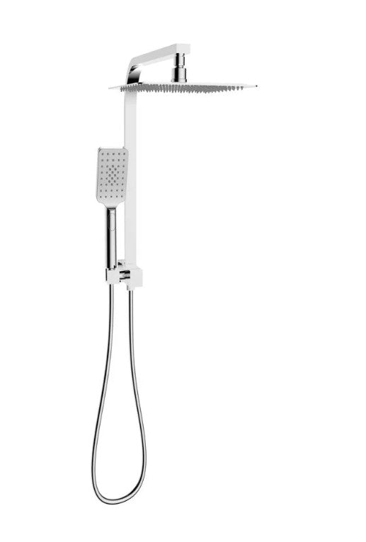 Sky Twin Shower Square Chrome
