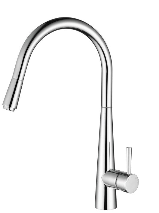 Isabella Deluxe Gooseneck Pull-Out Kitchen Mixer