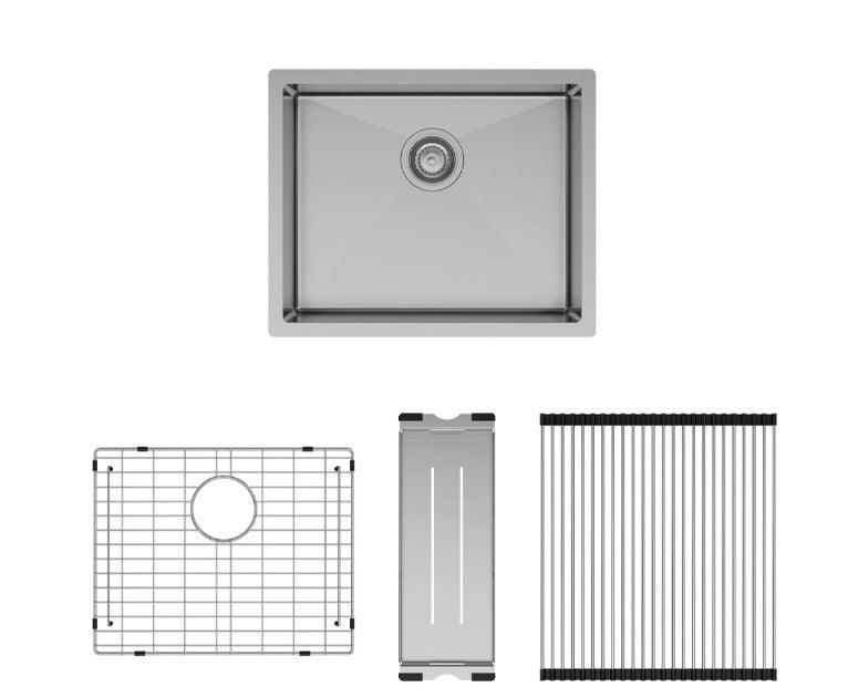 Hana 40L Single Kitchen Sink Kit