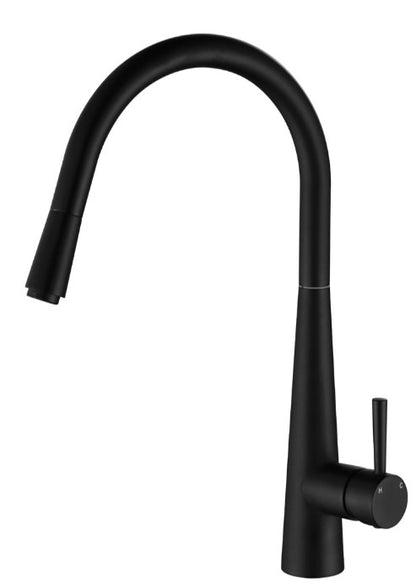 Hustle Deluxe Gooseneck Pull-Out Kitchen Mixer