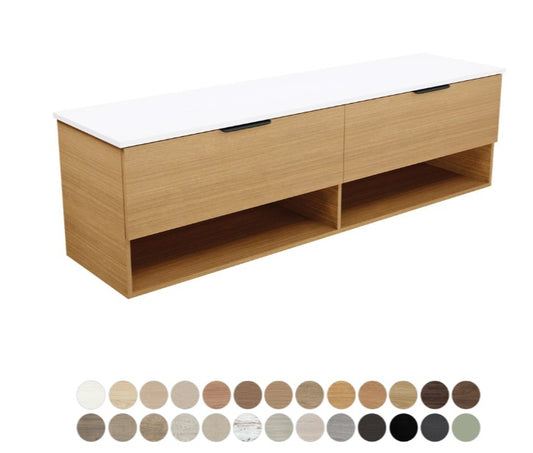 Kassi 1800 Single Bowl Wall Hung Vanity