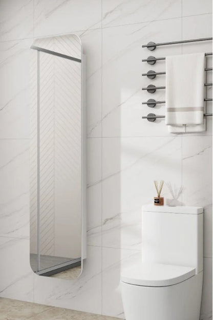 Natasha Tall PVC Mirror Cabinet 180cm