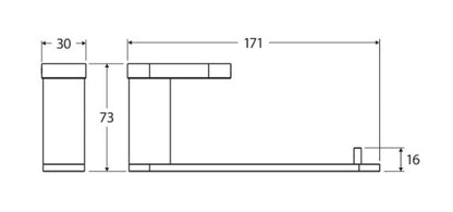 Empire Slim Toilet Roll Holder