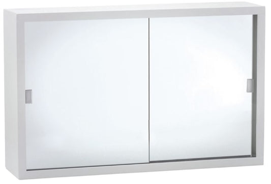 600 Metal Cabinet with Acrylic Mirror Doors