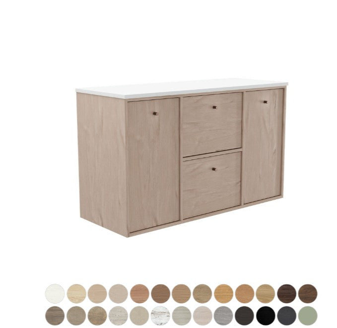 Cierra 1200 Single Bowl Wall Hung Vanity