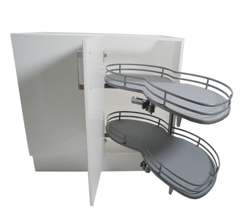 Blind Corner with Swing Shelves – Left