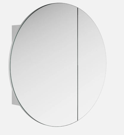 Natasha Round PVC Mirror Cabinet 80cm