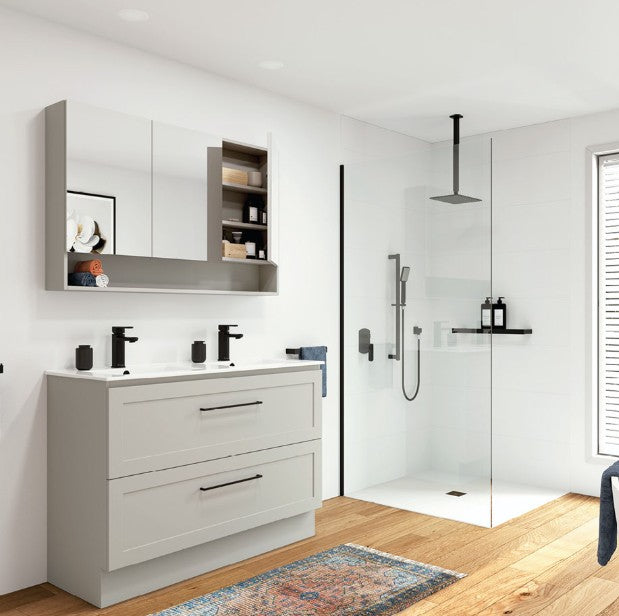 Aluca 1200 Display Shelf Mirror Cabinet