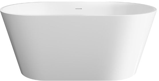 Austin Freestanding Acrylic Bath with Overflow, 1400mm