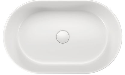 Aluca Pill Above Counter Basin, Matte White