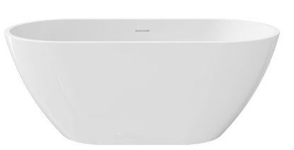 Koko Freestanding Acrylic Bath with Overflow, 1500mm