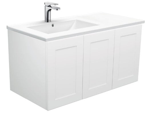 Dolce Mila 900 Offset Wall-Hung Vanity