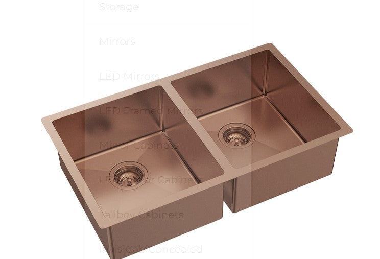 Hana 27L/27L Double Kitchen Sink