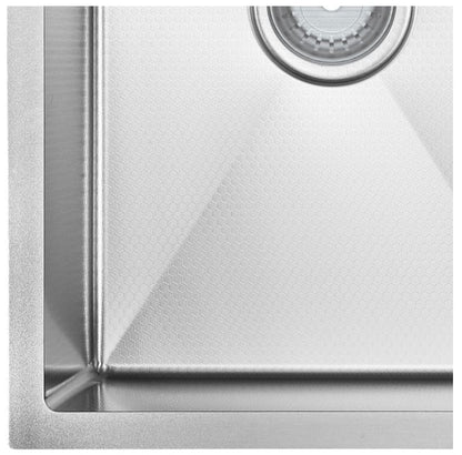 Hana Anti-Scratch 27L/27L Double Kitchen Sink, Stainless Steel