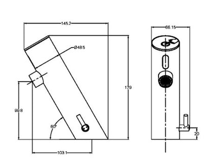 Commercial Sensor Mixer Brushed Nickel (NR406BN)