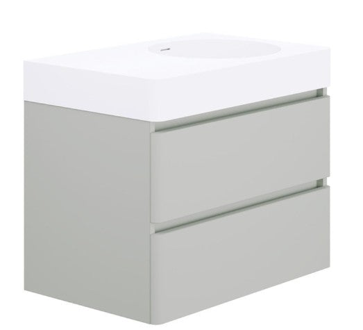 Encanto 700 Right Bowl Wall Hung Vanity