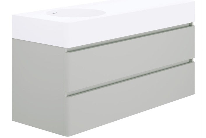 Encanto 1200 Left Bowl Wall Hung Vanity