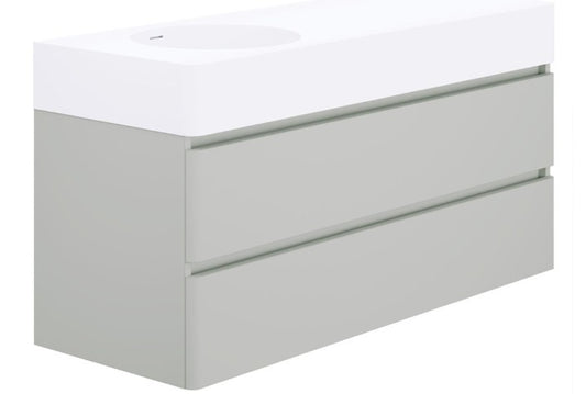 Encanto 1200 Left Bowl Wall Hung Vanity