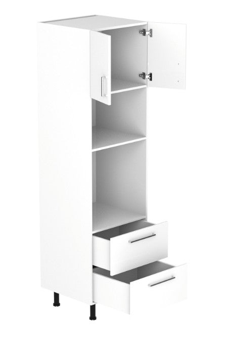 Q 60cm Wall Oven & Microwave Cabinet with 2 Drawers